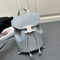 Celine Bonnie Backpack in Smooth Calfskin Sky Blue
