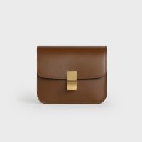 Celine Teen Classic Bag In Box Calfskin Brown