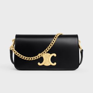 Celine Multipochette Crossbody in Shiny Calfskin Black
